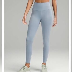 Lululemon Wunder Train High-Rise with Pockets in Chambray 25" Inseam Size 4